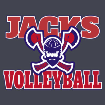 NT JACKS Volleyball - Ladies PosiCharge ® Tri Blend Wicking Long Sleeve Hoodie Design