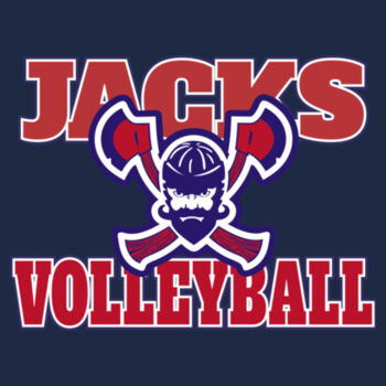 NT JACKS Volleyball - PosiCharge ® Competitor  Cotton Touch  Tee Design