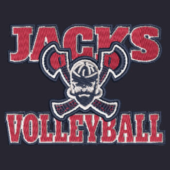 NT JACKS Volleyball - Reverse Weave ® Hooded Sweatshirt Design