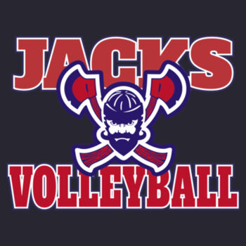 NT JACKS Volleyball - Reverse Weave ® Hooded Sweatshirt Design