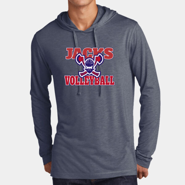 NT JACKS Volleyball - PosiCharge ® Tri Blend Wicking Long Sleeve Hoodie Thumbnail