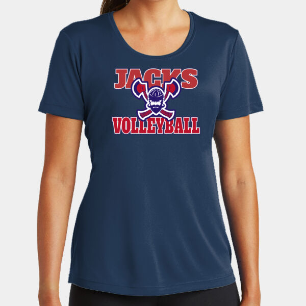 NT JACKS Volleyball - Ladies PosiCharge ® Competitor Tee Thumbnail