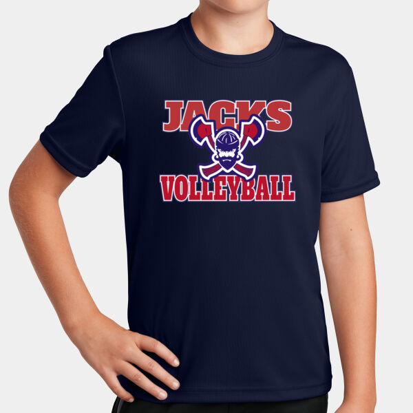 NT JACKS Volleyball - Youth PosiCharge ® RacerMesh® Tee Thumbnail