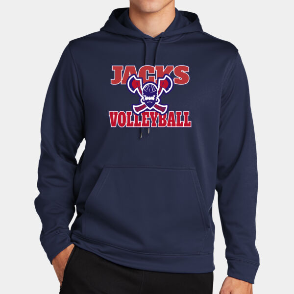 NT JACKS Volleyball - Sport Wick ® Fleece Hooded Pullover Thumbnail