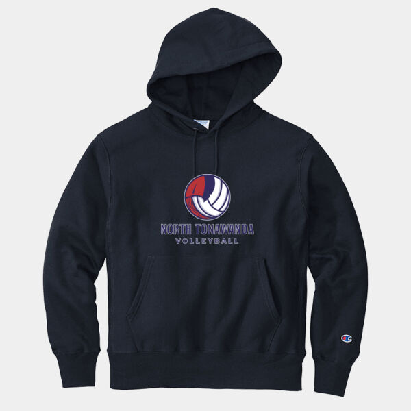 NT Volleyball - Reverse Weave ® Hooded Sweatshirt Thumbnail