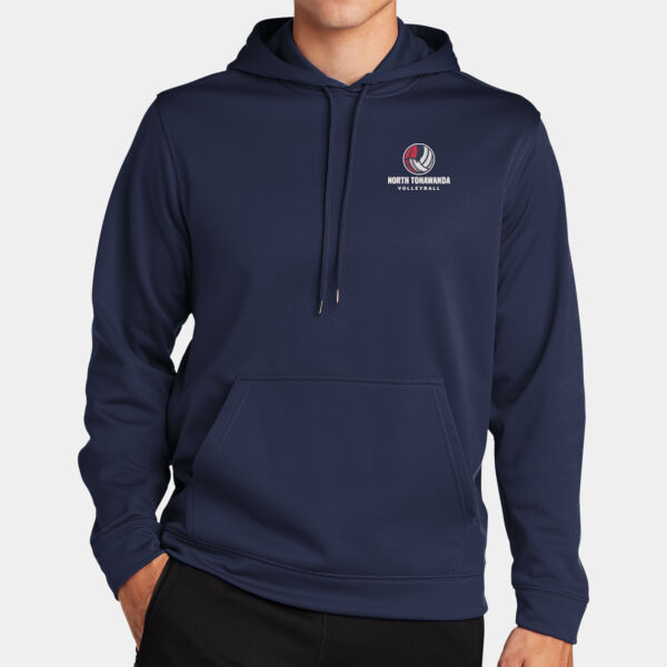 NT Volleyball w/ Name & # - Sport Wick ® Fleece Hooded Pullover Thumbnail