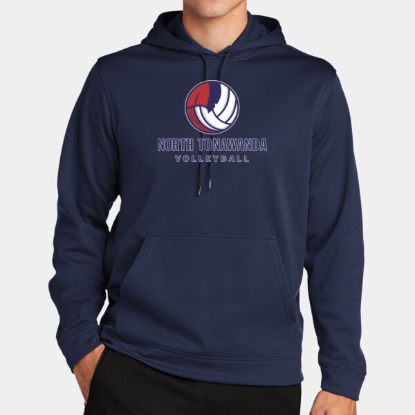 NT Volleyball w/ Name & # - Sport Wick ® Fleece Hooded Pullover Thumbnail