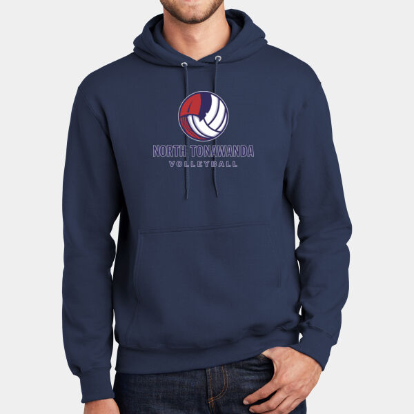 NT Volleyball w/ Name & # - Essential Fleece Pullover Hooded Sweatshirt Thumbnail