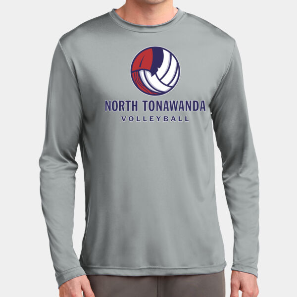 NT Volleyball w/ Name & # - Long Sleeve PosiCharge ® Competitor Tee Thumbnail