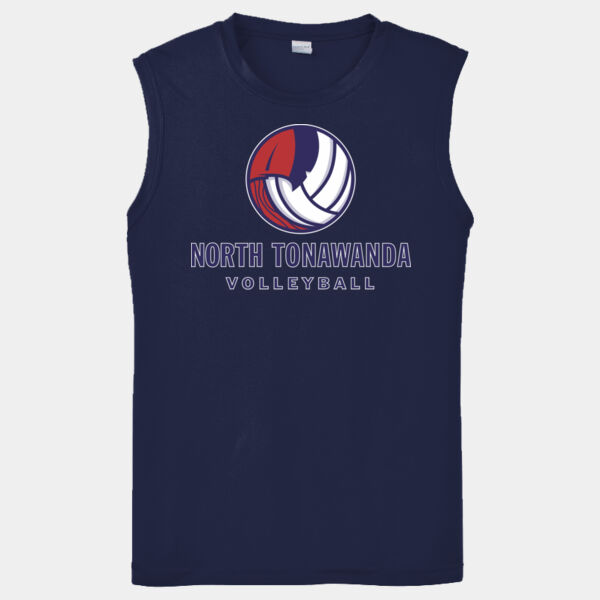 NT Volleyball w/ Name & # - Sleeveless PosiCharge ® Competitor Tee Thumbnail