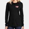 Ladies PosiCharge ® Tri Blend Wicking Long Sleeve Hoodie Thumbnail