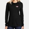 Ladies PosiCharge ® Tri Blend Wicking Long Sleeve Hoodie Thumbnail