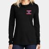 Ladies PosiCharge ® Tri Blend Wicking Long Sleeve Hoodie Thumbnail