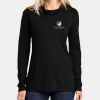Ladies PosiCharge ® Tri Blend Wicking Long Sleeve Hoodie Thumbnail